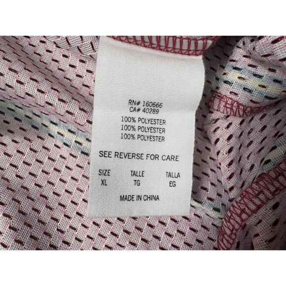 Authentic ERIC EMANUEL x Miami Heat Men’s Shorts Stripped Red, Size XL - Picture 4 of 7